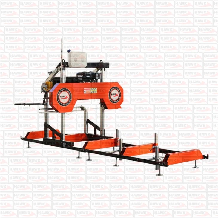 Gasoline Engine Wood Horizontal Sawmill