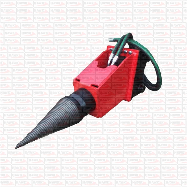 Hydraulic Log Cone Splitter For Excavator