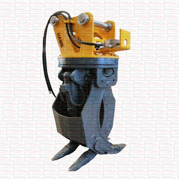 Steel Grabbing Hydraulic Grapple For Excavator