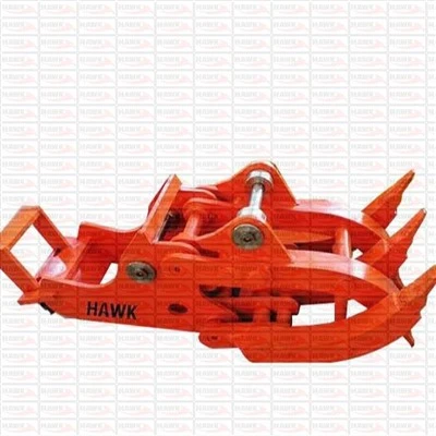 Grapple Adhmaid Mheicniúil Do Tochailtóir 17 Ton